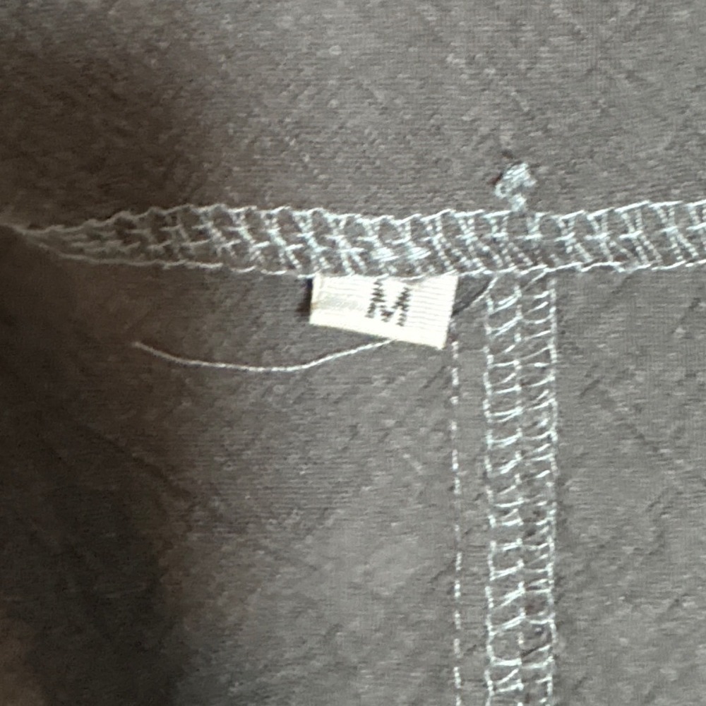 Fashion Charcoal Grey Cotton Linen Shortalls Overalls MZC-714 Womens Medium - Picture 5 of 12